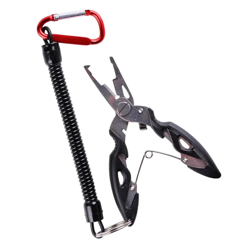 Fishing Hook Remover - 多機能フィッシングプライヤーツールグッズ用アクセサリー冬用タックルプライヤー万力編みハエはさみ三つ編みセット魚トング