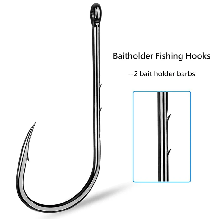 高炭素鋼の釣り針,釣り用フック,2つのシャンク,サイズ1/0 - Fishing Hook Offset のレビューと価格