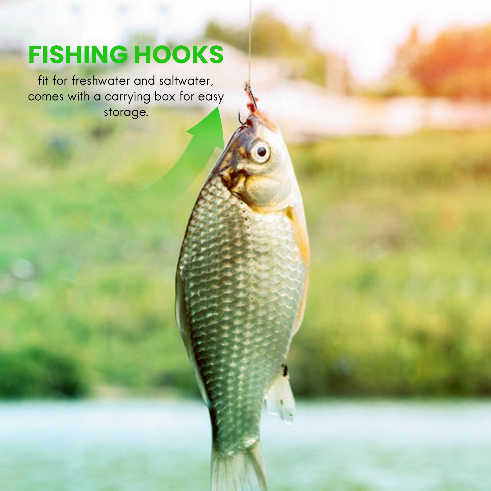 新入荷 500個/セット 混合サイズ # 3～12号 高炭素 - Fishing Hook Box のレビューと価格