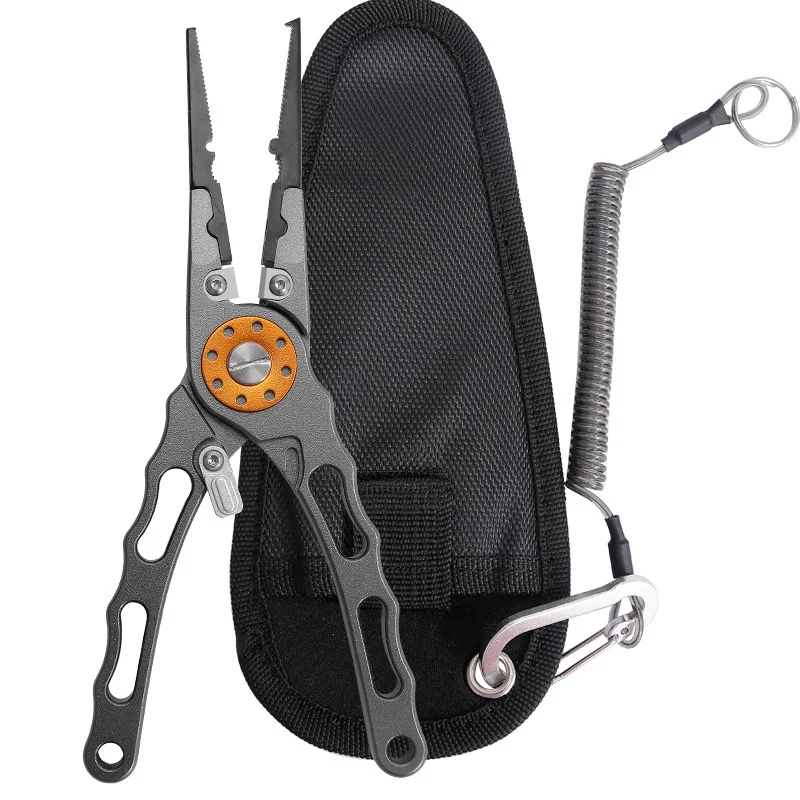 アルミニウム合金製、長鼻型の釣り用プライヤー。多機能で、針外 - Fishing Hook Remover のレビューと価格