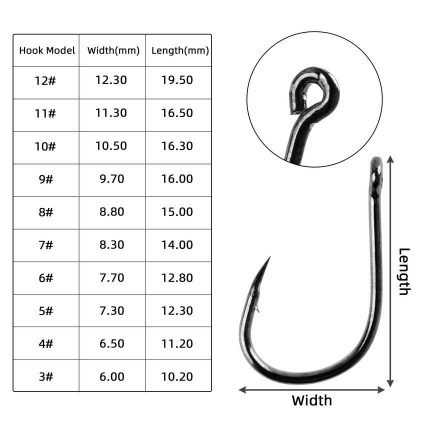 釣り用フックのセット,魚を捕まえるためのフックのセット,釣り - Fishing Hook Assortment のレビューと価格