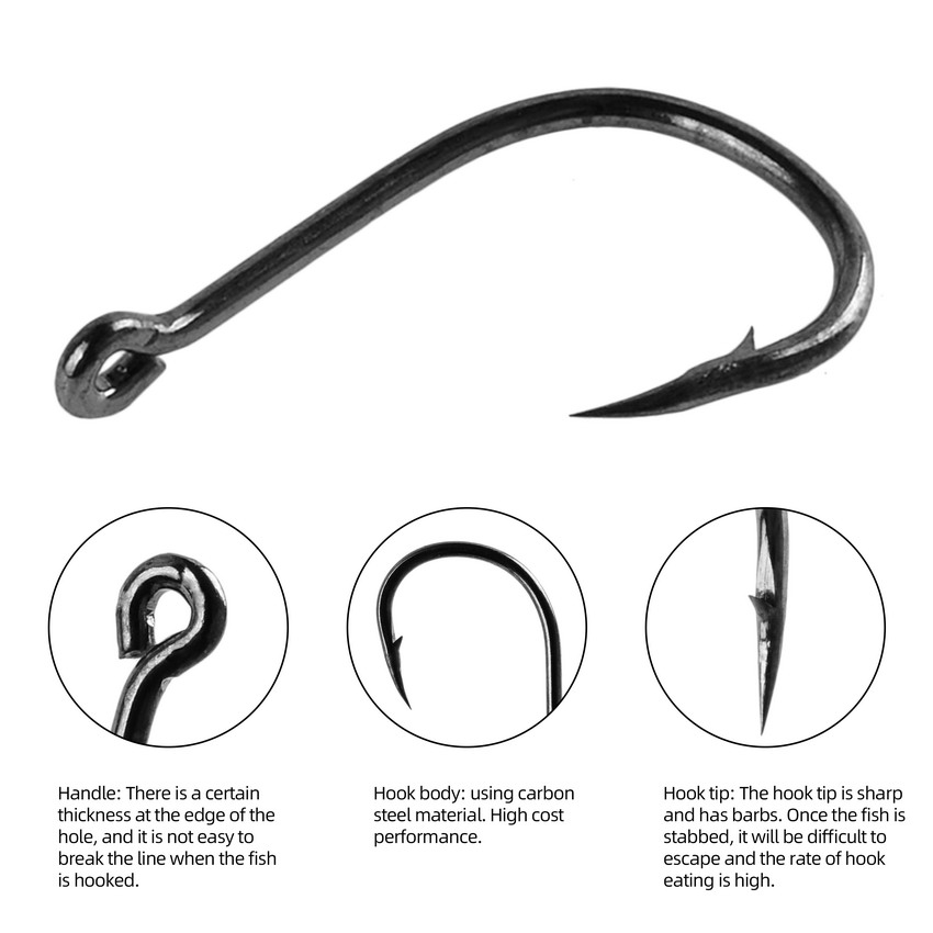 釣り用フックのセット,魚を捕まえるためのフックのセット,釣り - Fishing Hook Assortment のレビューと価格