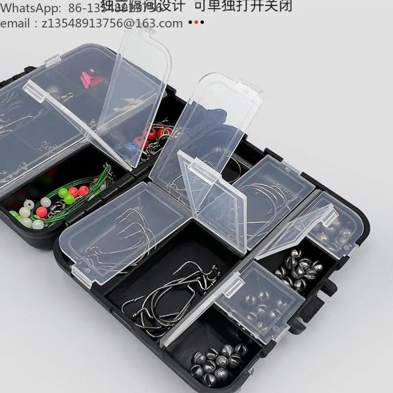 188個入り釣り用アクセサリー・ルアーキット、釣り道具セット - Fishing Hook Assortment のレビューと価格