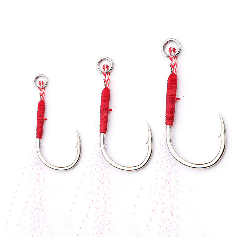 20 ピース/バッグ釣りキャストジグアシストフックルアースロ - Fishing Hook Assortment のレビューと価格
