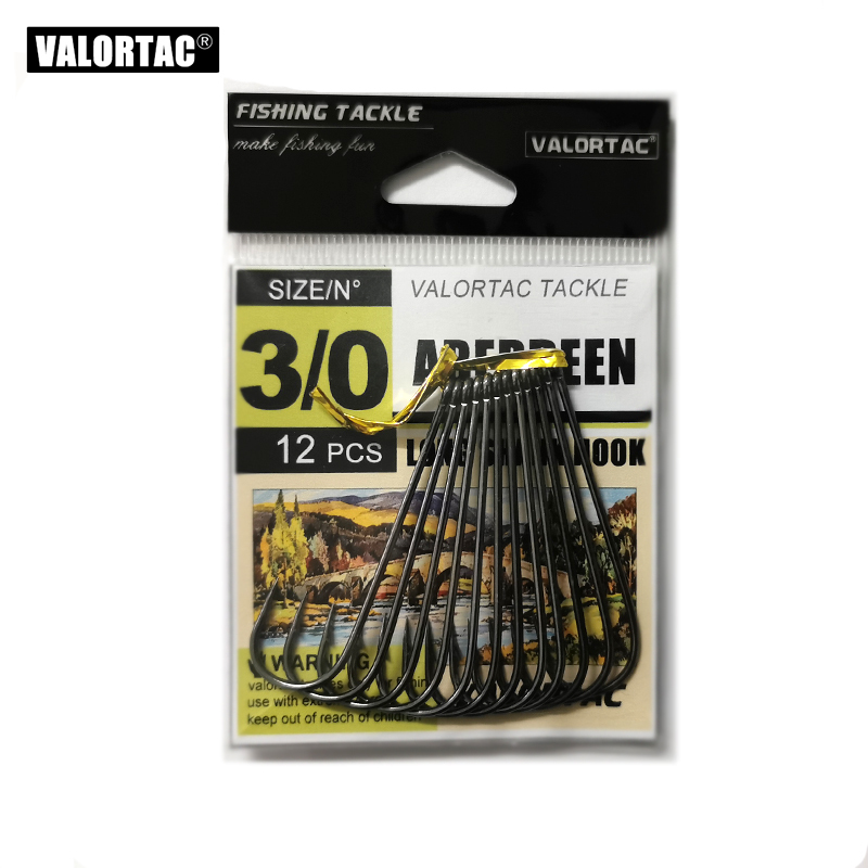 アバディーン釣り針、生餌用高炭素鋼釣り針、ビーチリバーフィッ - Fishing Hook Offset のレビューと価格