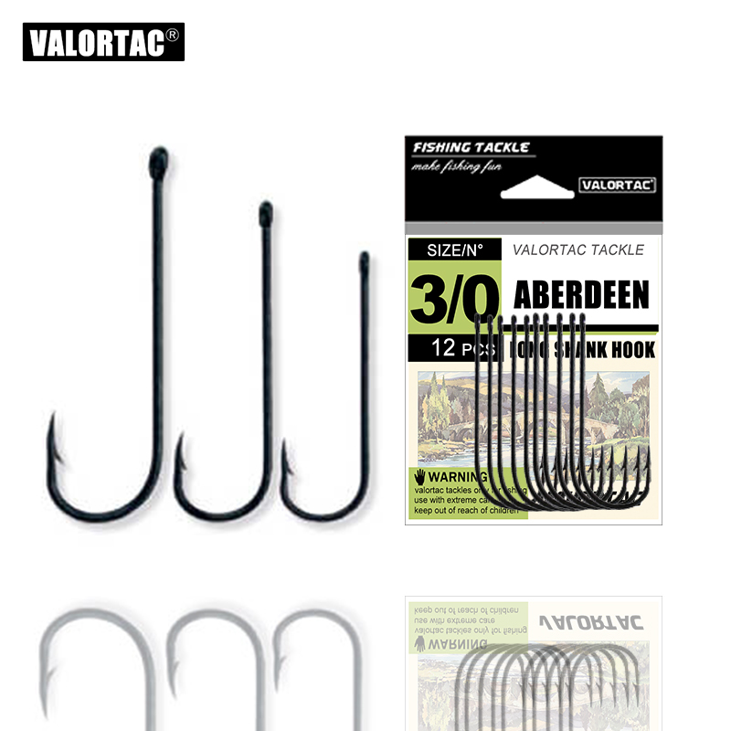 アバディーン釣り針、生餌用高炭素鋼釣り針、ビーチリバーフィッ - Fishing Hook Offset のレビューと価格